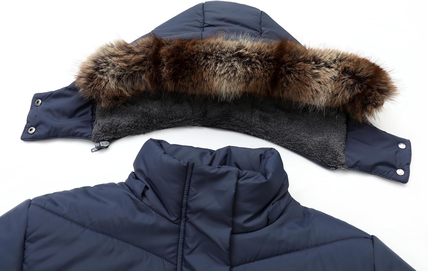 GOLDLADIES Women's Waterproof Long Winter Coat Thickened Down Puffer Jacke Winter Parka - Image 4