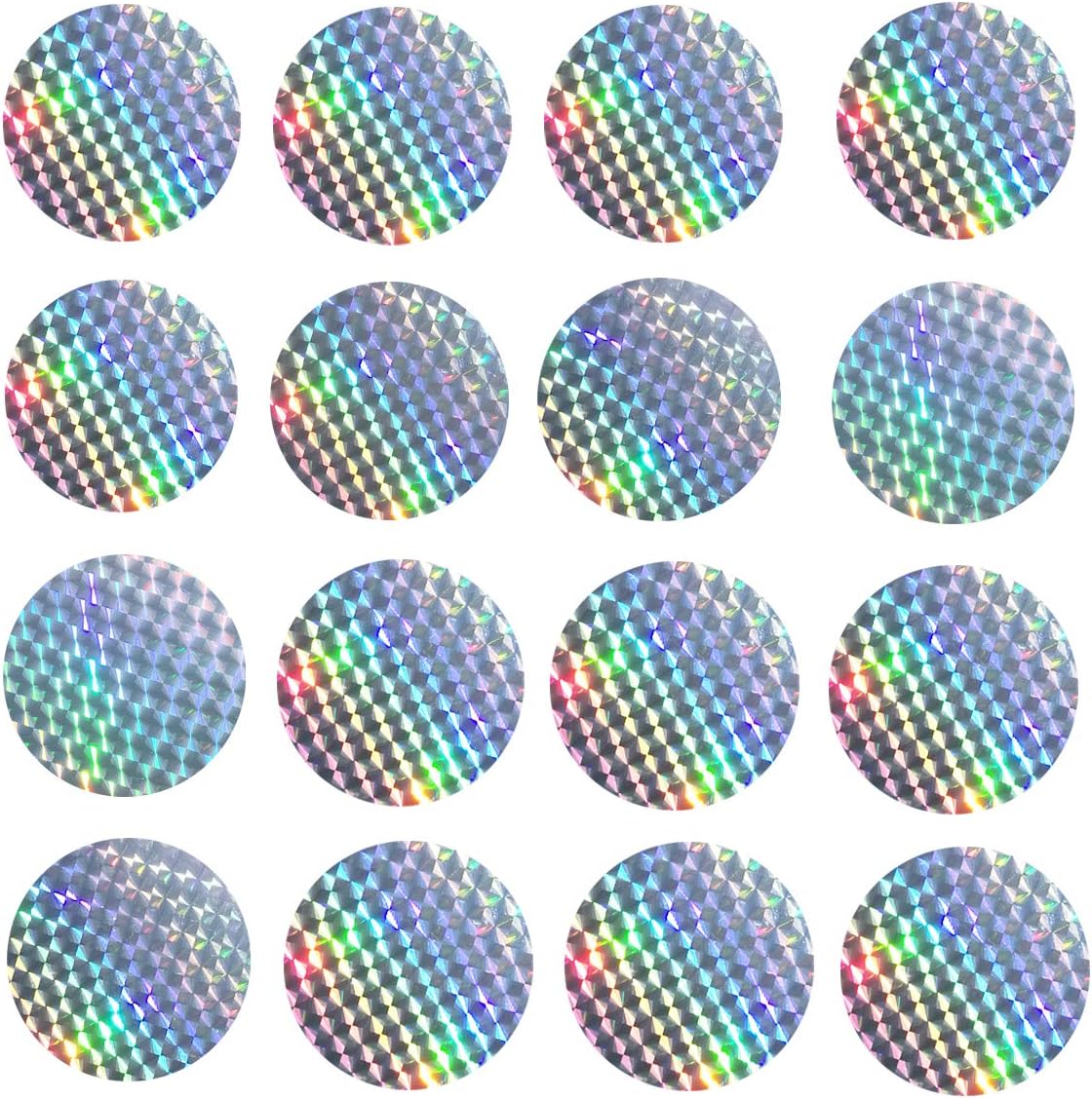 100 Pieces Anti Collision Window Stickers for Birds, Sticker Decals for Windows, Glass Awareness Decals Clings for Bird Strikes, Stop Birds from Hitting Windows, Circle-Style