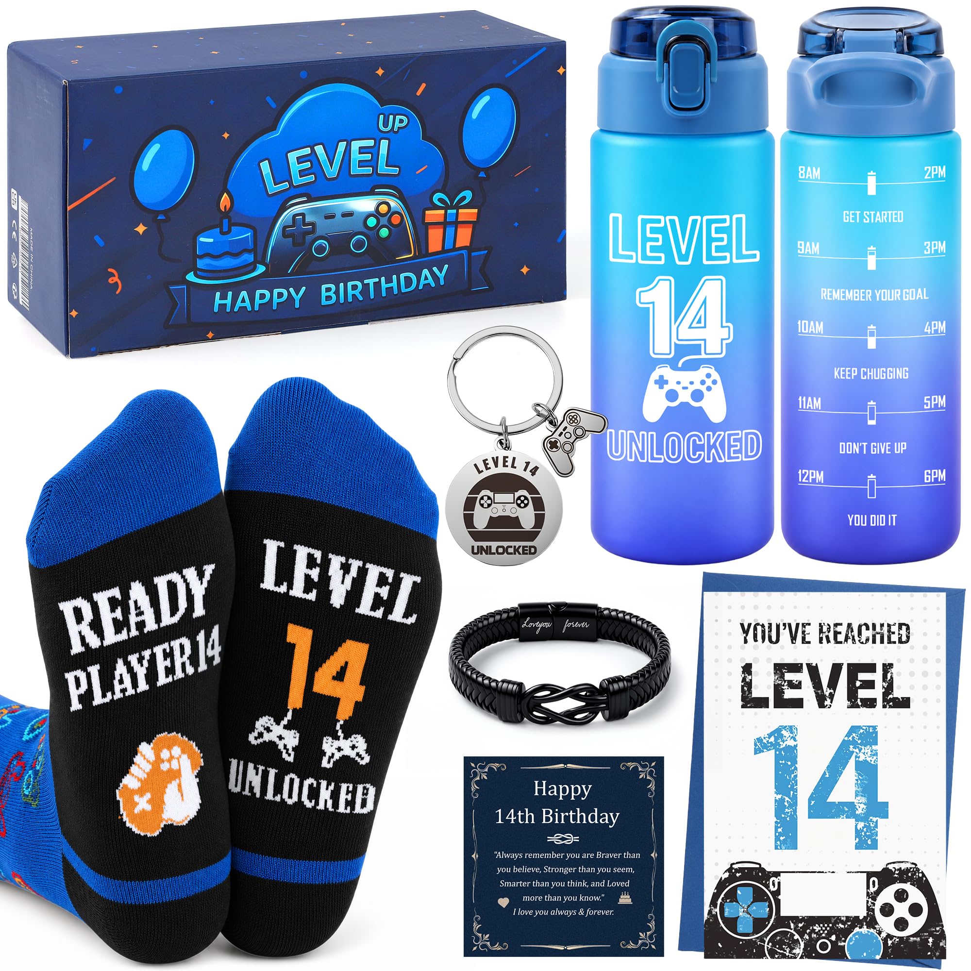 14th Birthday Gifts for Boys – Gamer Gifts Set Cool Present for Gamer Teens