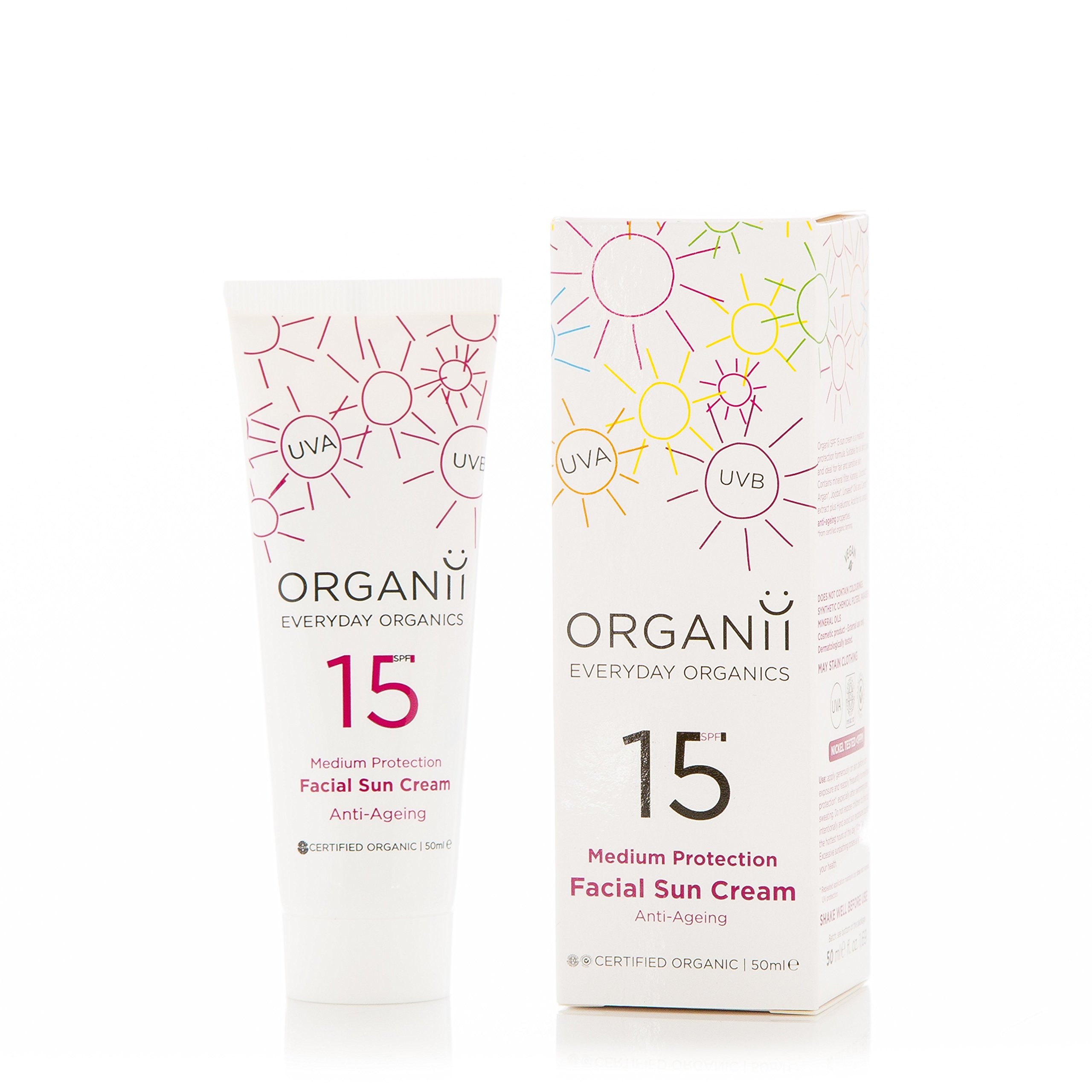 Anti Ageing Facial Sun Cream with SPF 15 50 ml