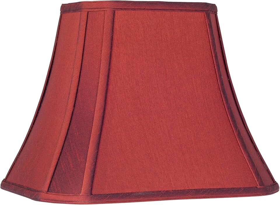 red lamp shades