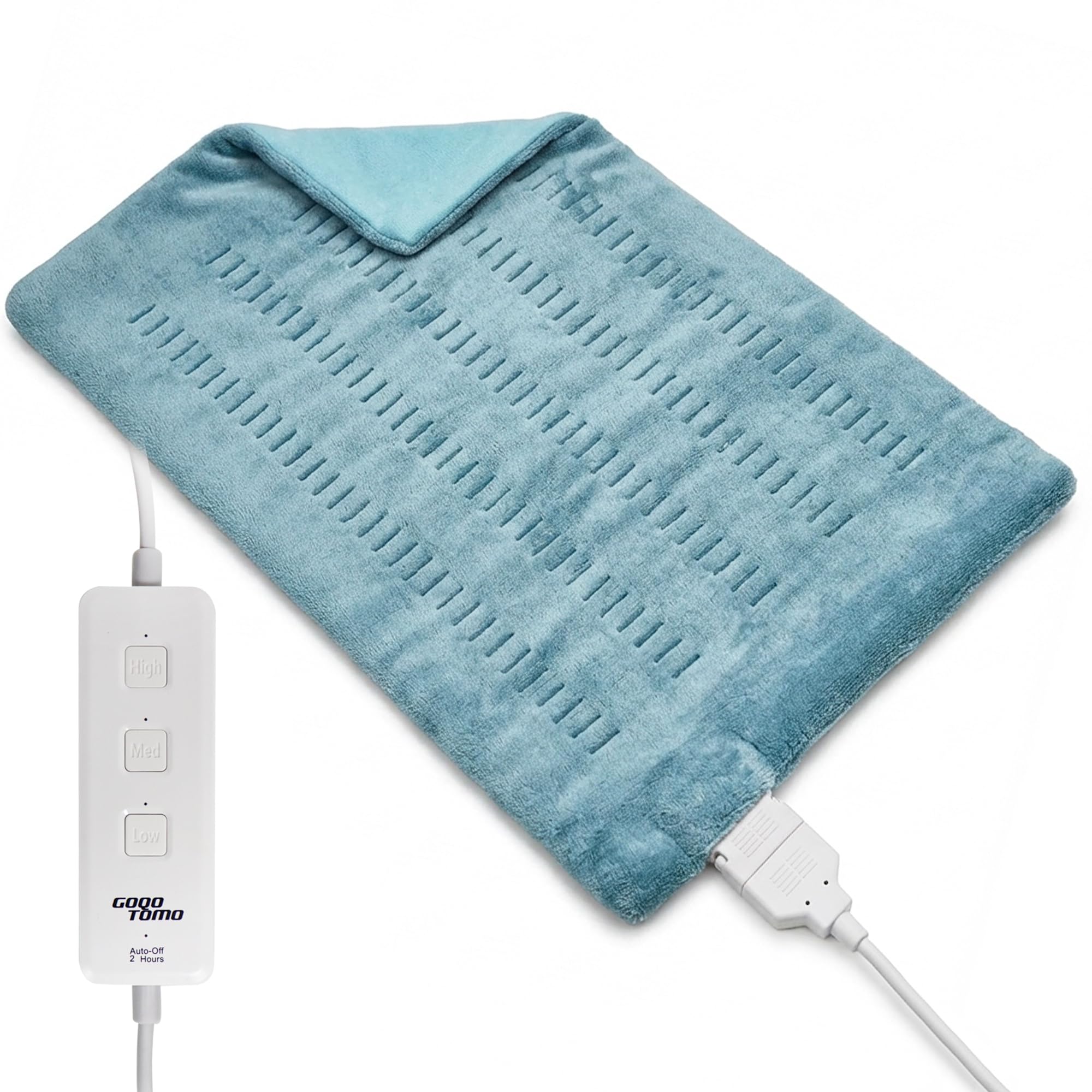 Amazon.com: GOQO TOMO Electric Heating Pad for Back Pain & Cramps