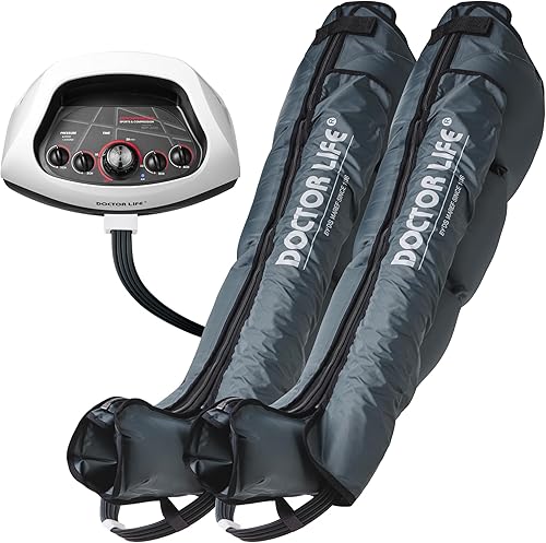 Miniatura 1 de DOCTOR LIFE SP-2000, botas XXL, masajeador secuencial de compresión de aire. Sistema de terapia de circulación sanguínea y linfática.