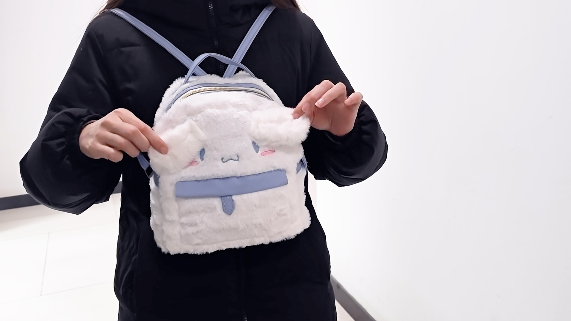 Amazon.com | KIEAL Blue Kids Backpack, Kawaii Stuff Plush Backpack