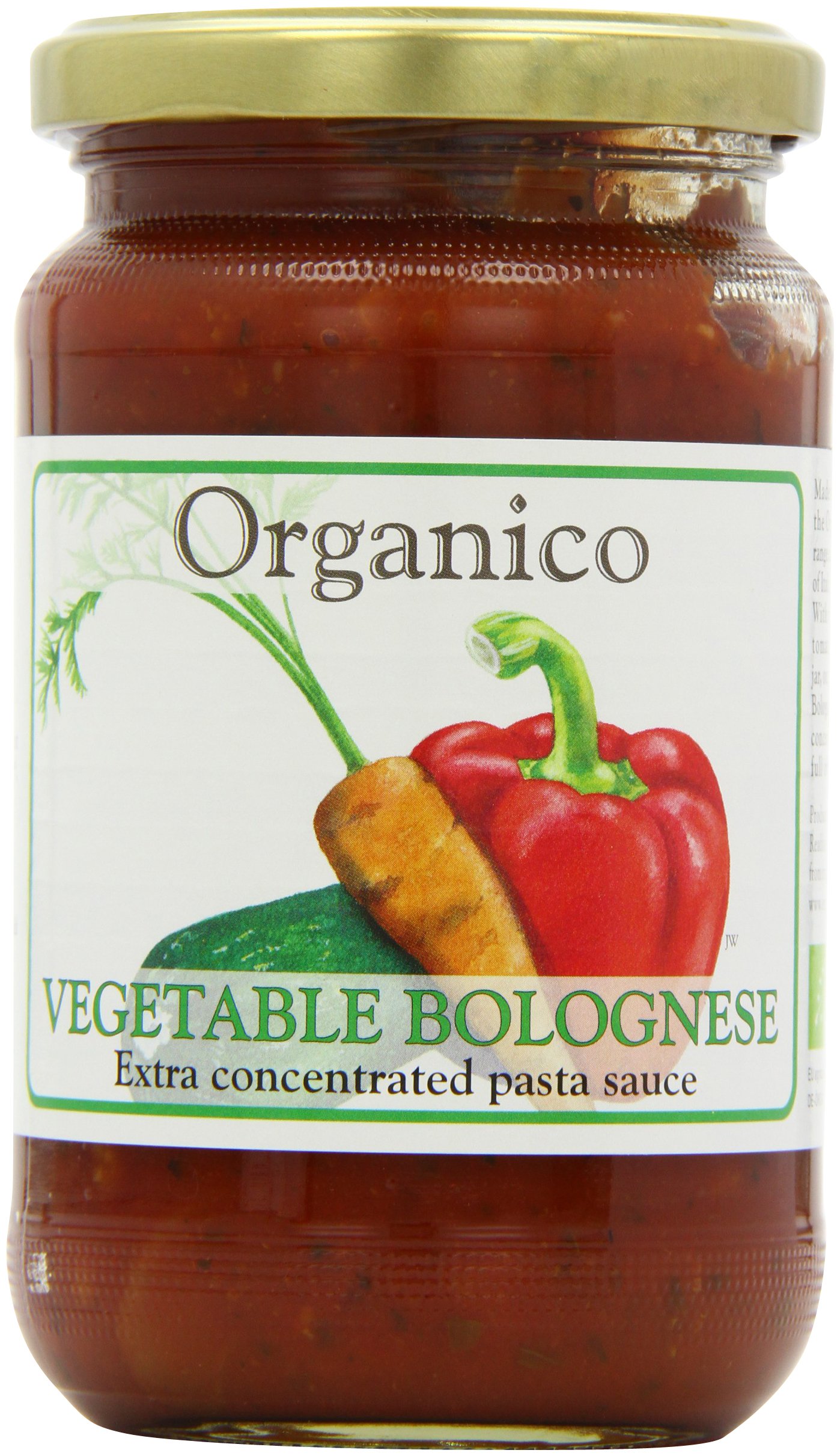 Organico Vegetable Organic Bolognese Sauce 360 g (Pack of 6)