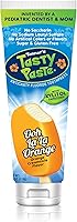 Vista 1 de Tanner's Tasty Paste Ooh La La Orange - Pasta de dientes anticaries con flúor para niños/Pasta de dientes con sabor a vainilla de gran sabor, segura