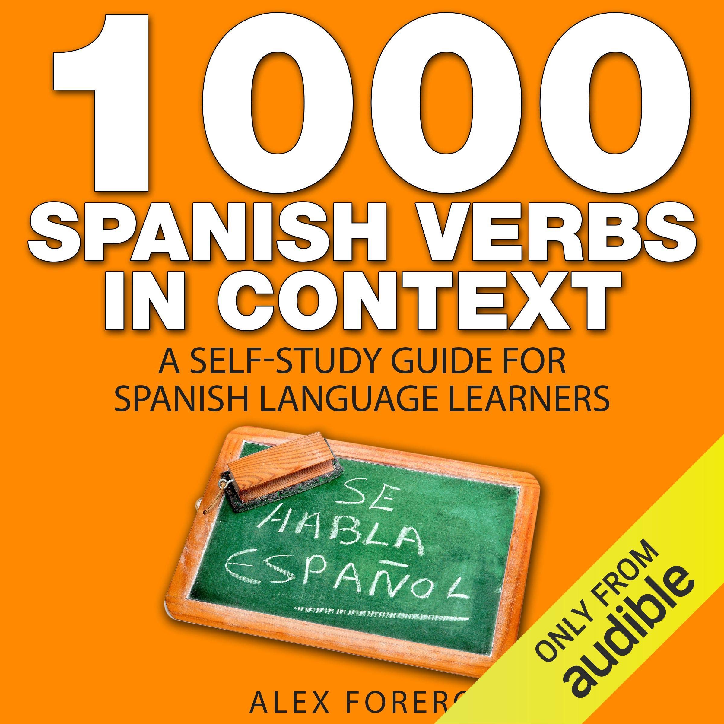 Cover art for 1000 Spanish Verbs in Context