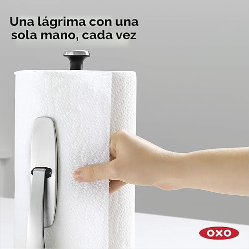 Miniatura 5 de Buen agarre simplemente papel higiénico acero inoxidable OXO Acero Stainless Paquete de 1