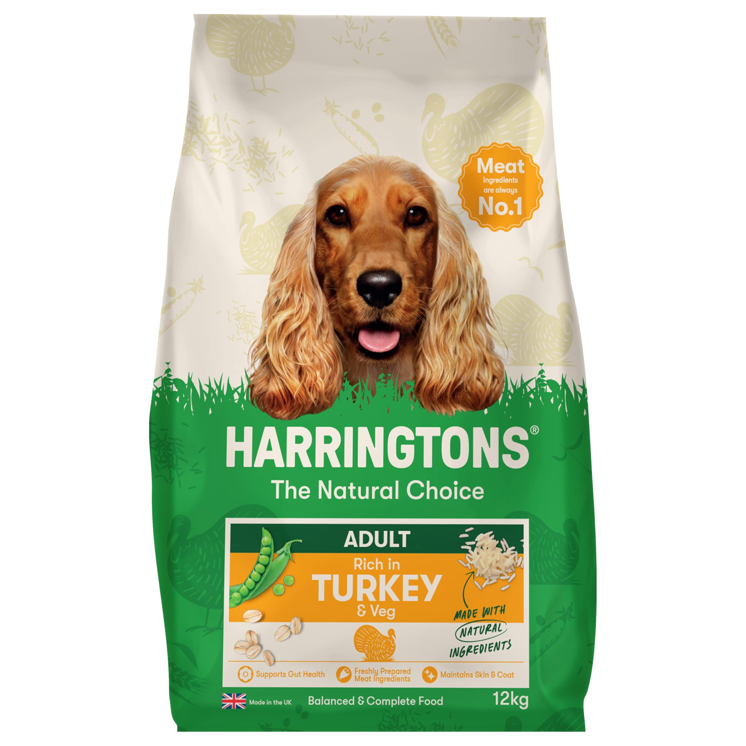 Adult Rich in Turkey with Veg 12kg