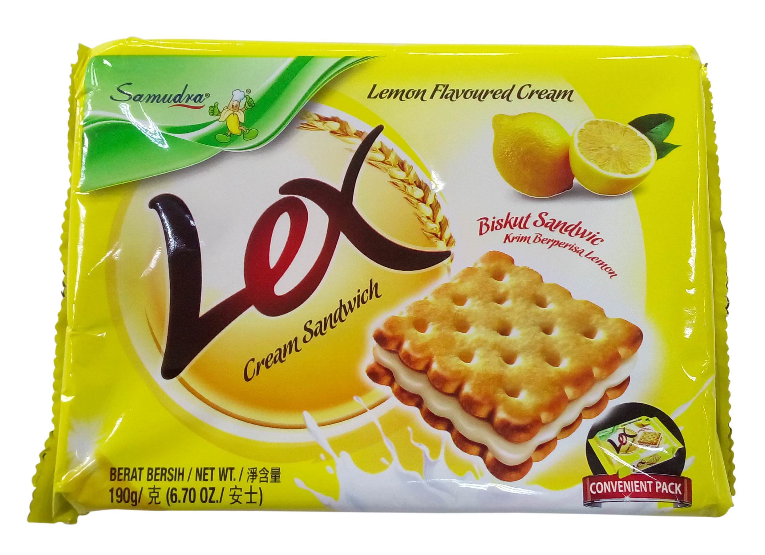 Samudra Lex Cream Sandwich Biscuits - Lemon Flavoured, 190g Pack (B0788BWZ1G) Amazon Price History, Amazon Price Tracker