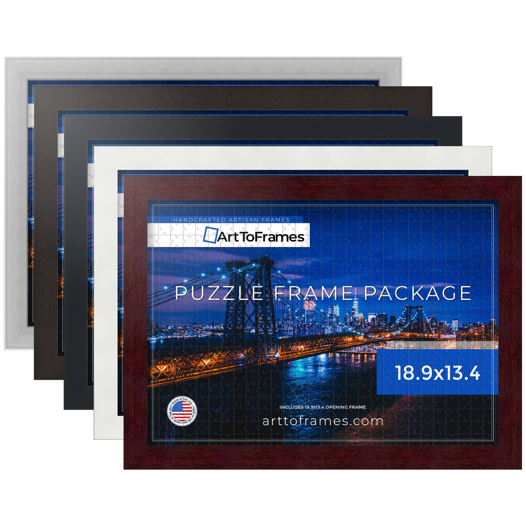 Amazon.com - ArtToFrames 18.9x13.4 INCH/48x34 CM Brown Frame for