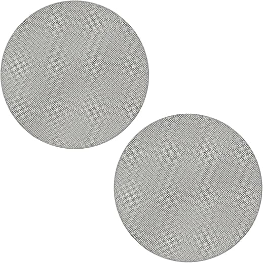 2 Pack 58mm Espresso Puck Screen, Reusable 1.7mm Thickness 150μm Coffee Filter Mesh Plate for Espresso Portafilter Filter Basket (58mm,150μm)