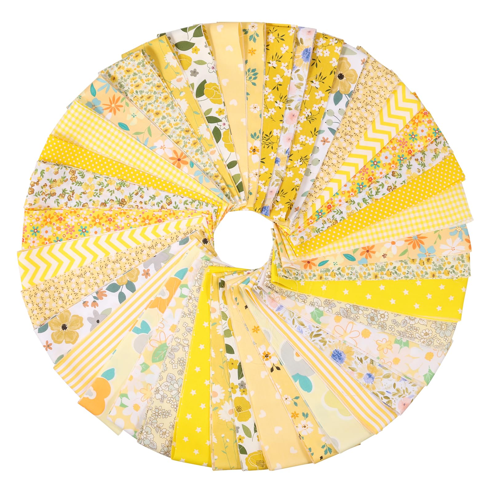 40Pcs Jelly Roll Fabric Strips, 2.5 x 39 in Sewing Fabrics, Jellyroll Fabric for Quilting, Cotton Precut Fabrics for Blanket, Rug, Upholstery, Home Decor, and Purse Making