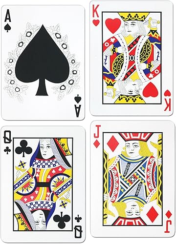 Beistle - Recortes para tarjetas de juego de 4 piezas de decoración para fiestas de casino 157in multicolor