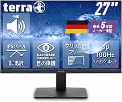 Amazon.co.jp: TERRA 2748W 27インチ モニター 最長 5年保証 IPS