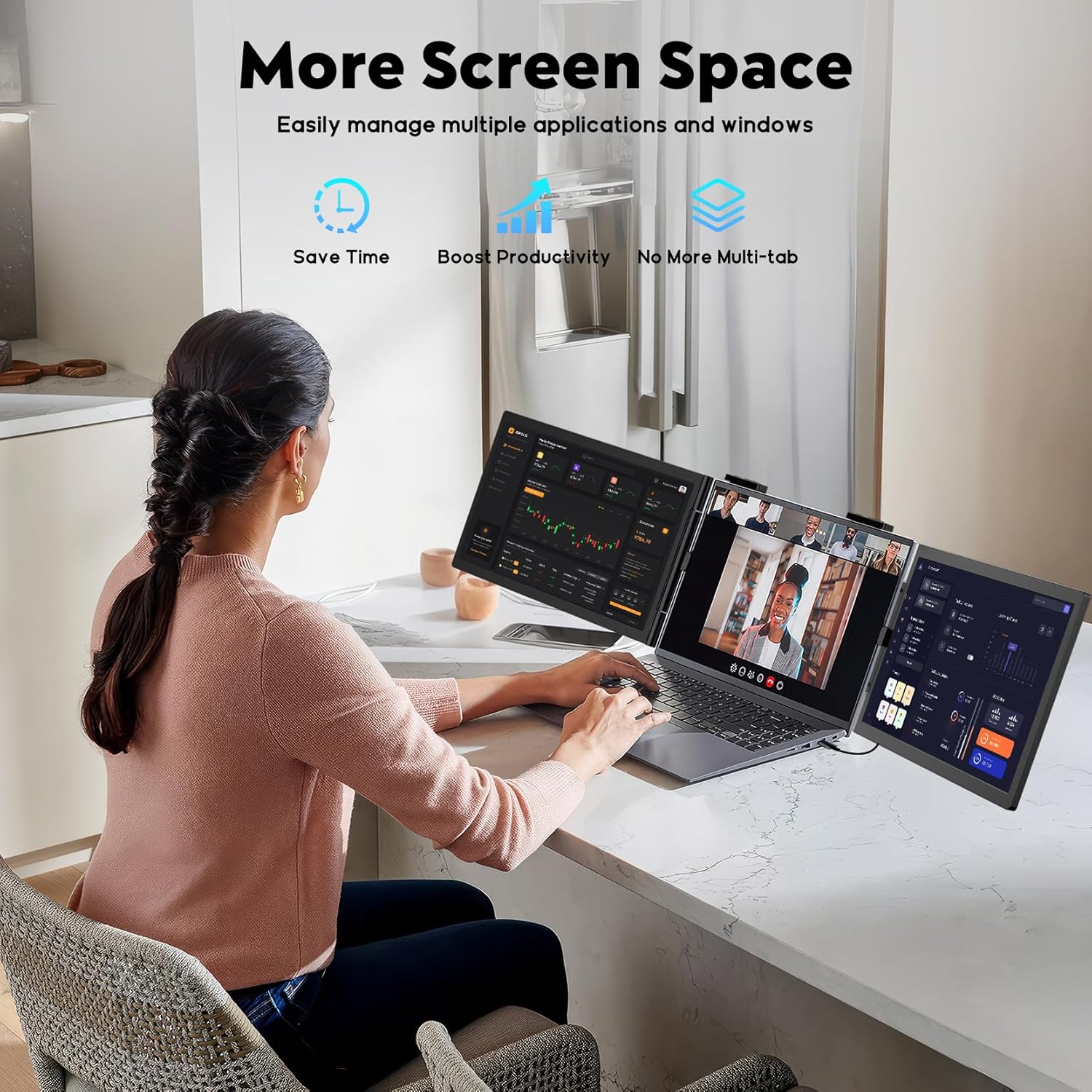 HONGO 14" Laptop Screen Extender