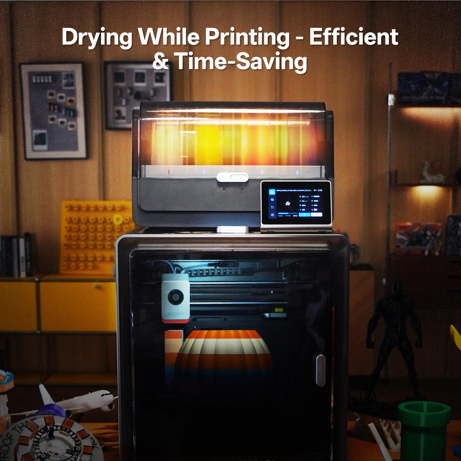 Bambu Lab A1 3D Printer, Ready-to-Use FDM 3D Printer for Beginners and Kids | Beginner-Friendly Ecosystem with MakerWorld Model Library,Full-Auto Calibration & Active Flow Rate Compensation, ≤48 dB Quiet product image 20