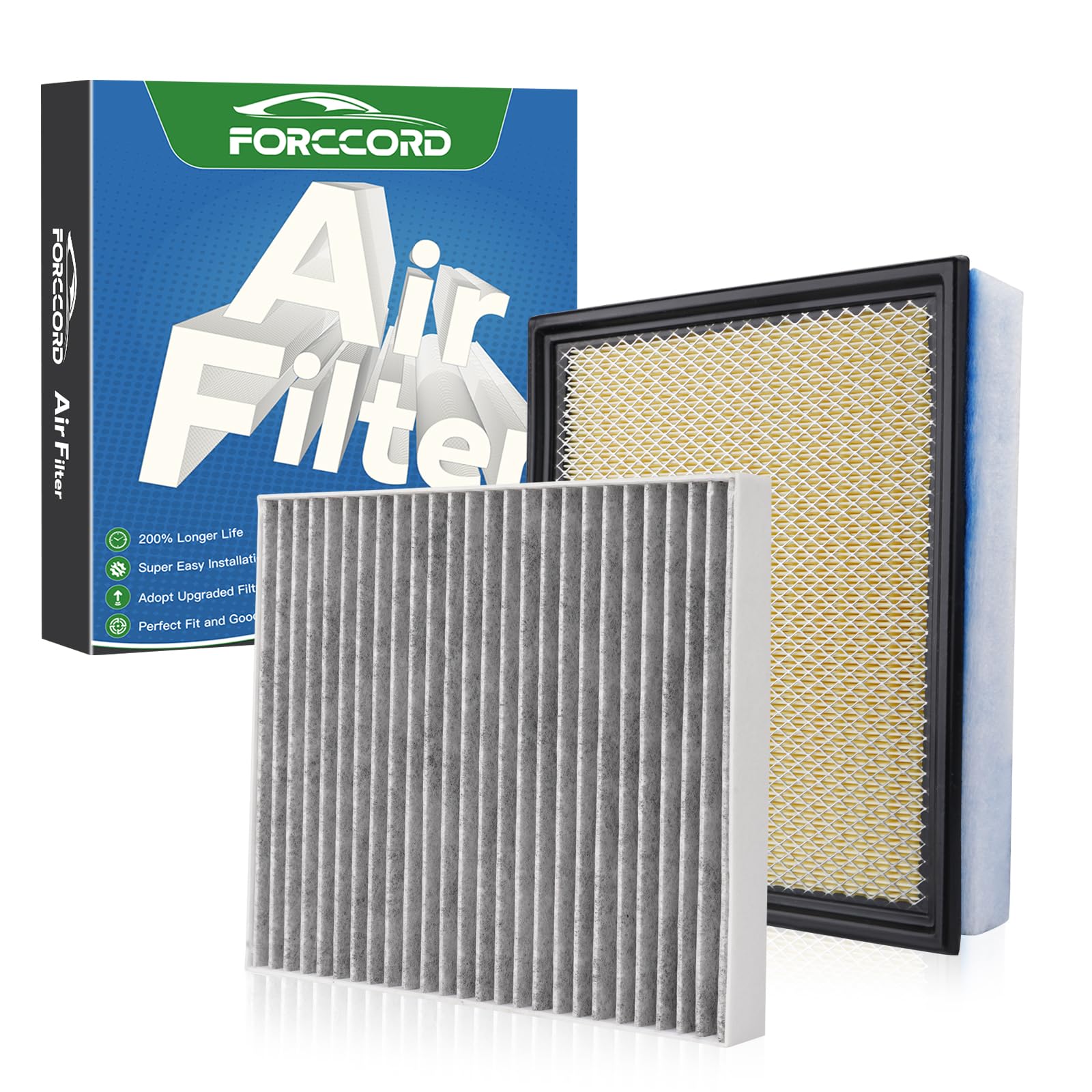 Cabin &amp; Engine Air Filter Kit for Ford F-250 F-350 F-450 F-550 2020-23 6.7L