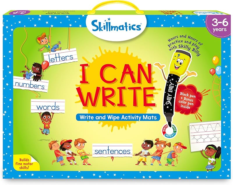 Skillmatics I Can Write – Preschool Learning Activity Book, Gift for Kids