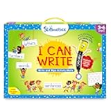 I Can Write - Reusable Preschool Learning Activities, Educational Toy and Game, Back to School Supplies, Gifts for Students, Kids, Toddlers Ages 3, 4, 5, 6