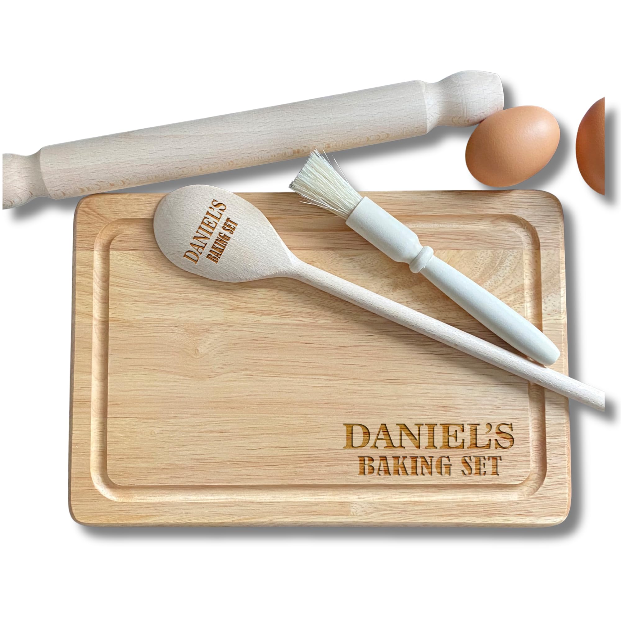 Personalised Name Adult Big Kids Baking Set, Utensils Baking Gift Set.