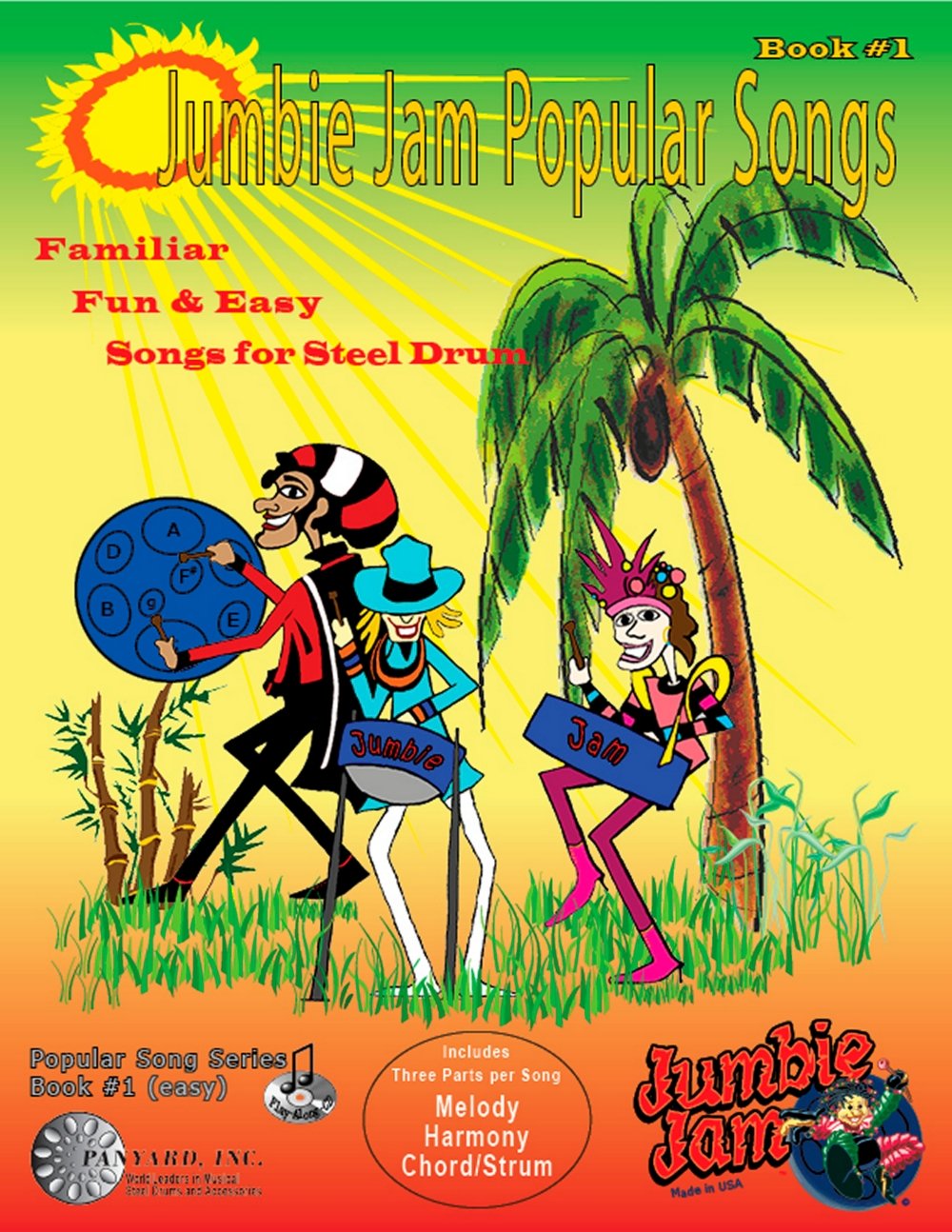 Panyard JJ5505 Jumbie Jam Popular Songbook 1 for Steel Pan Book