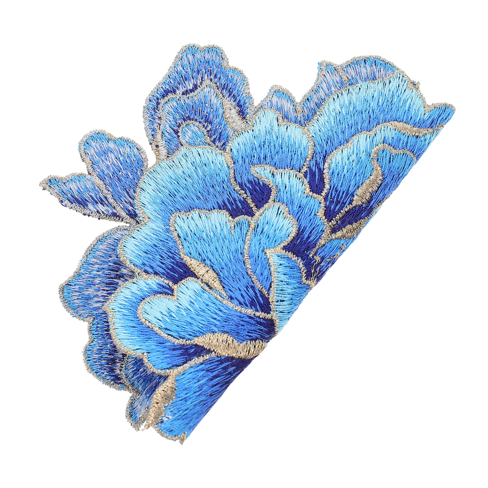 Adornos para Ropa, Parches Bordados de Tela Flores