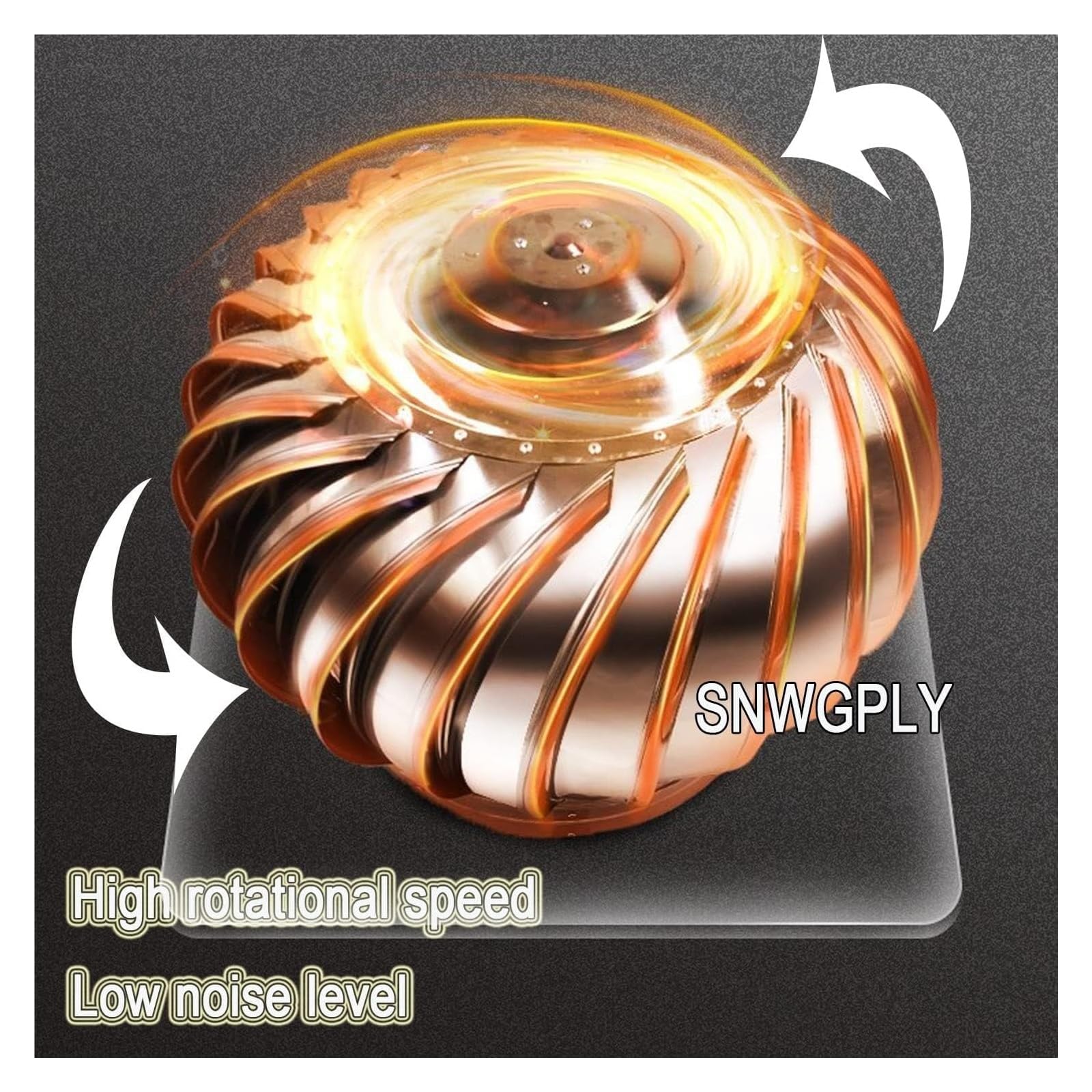 Comignoli girevoli, Aspiratore Fumi Girevole Inox Resistente in acciaio inossidabile 304 robusto e indeformabile for la dissipazione del calore di scarico della bocca del camino(20cm(7.9in))