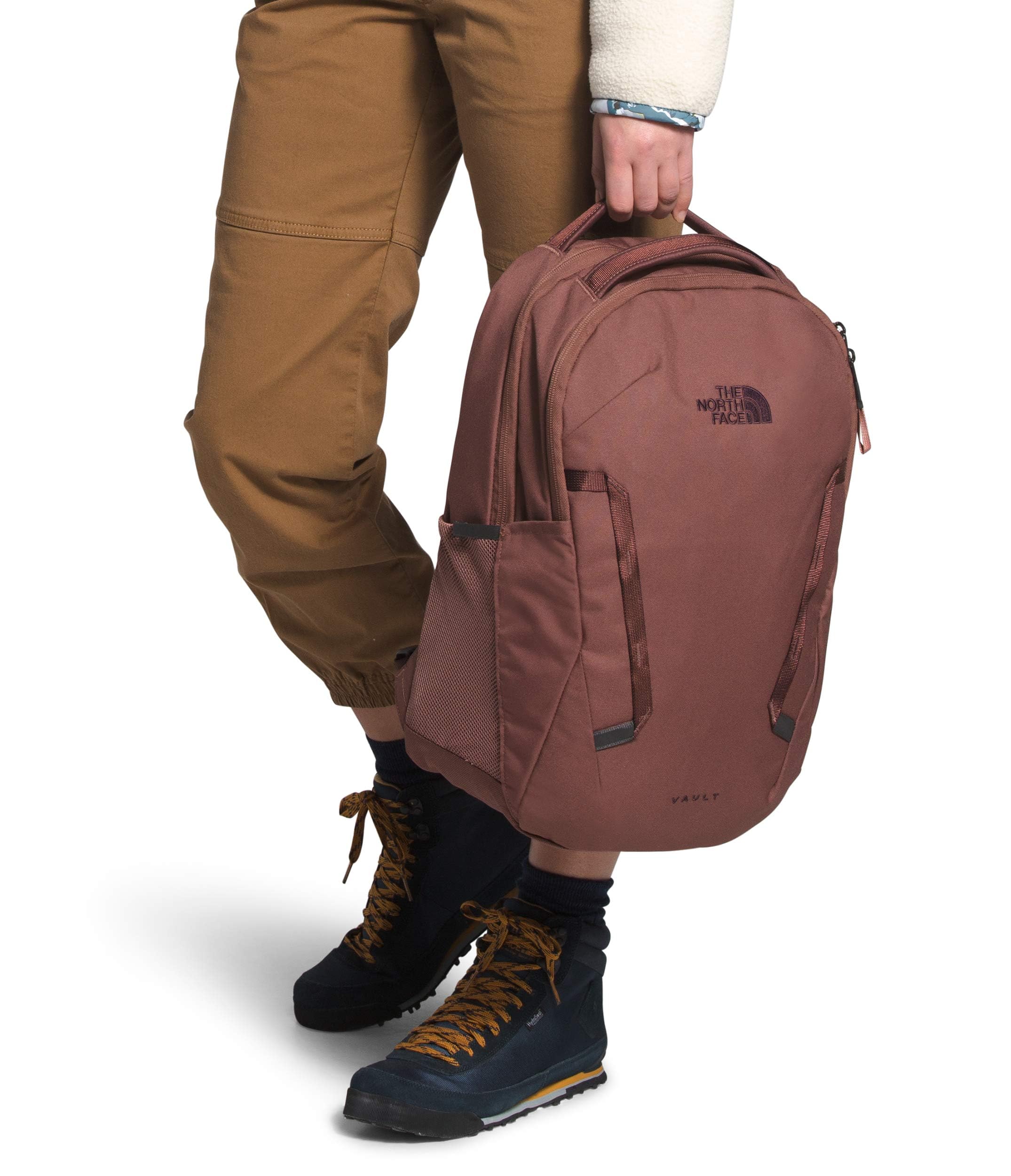 The North Face Vault Everyday - Mochila para laptop para mujer, sin PFAS, morado Marrón/arcilla rosa, talla única