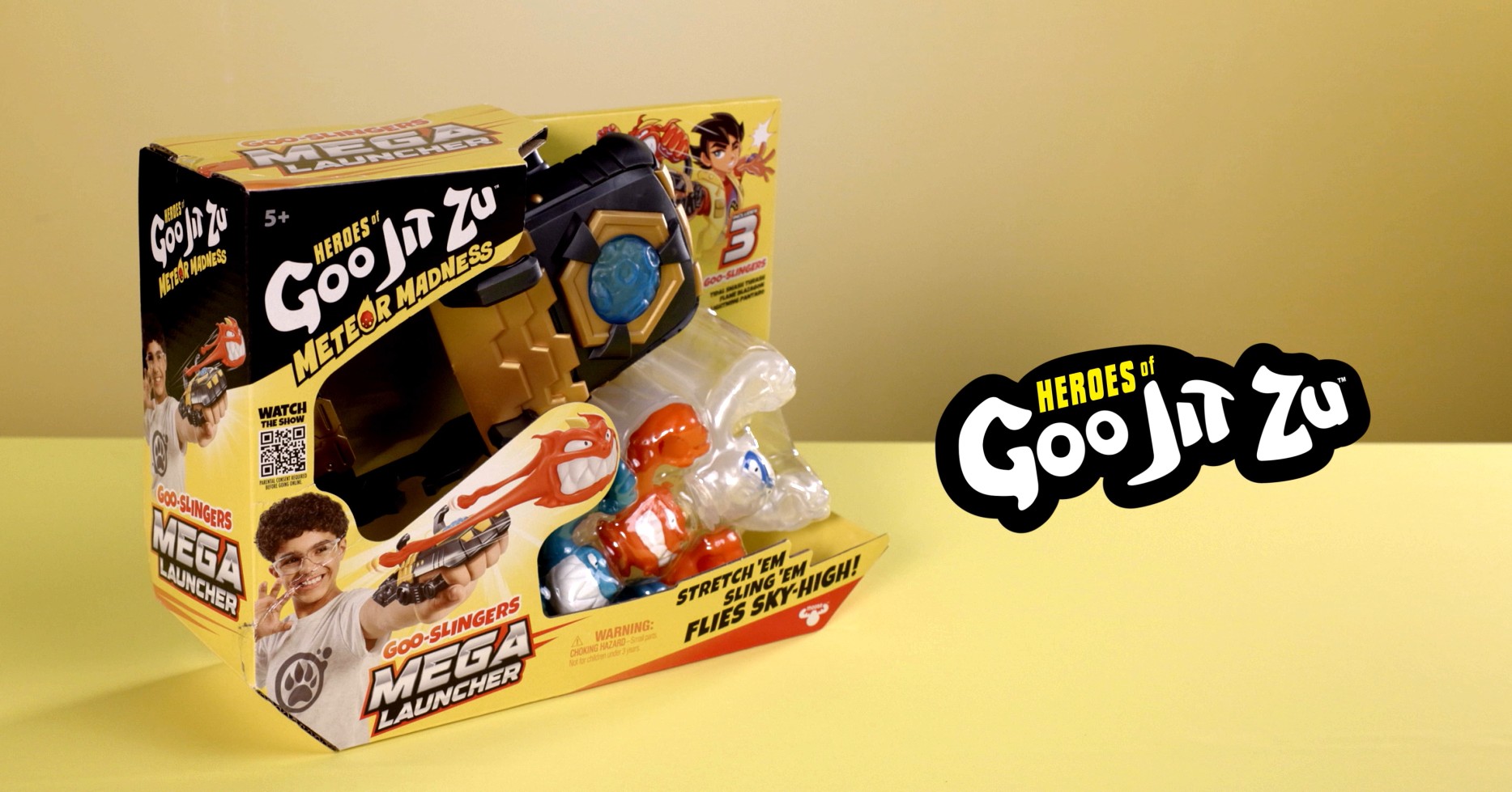 Amazon.com: Heroes of Goo Jit Zu Meteor Madness Goo-Slingers Mega