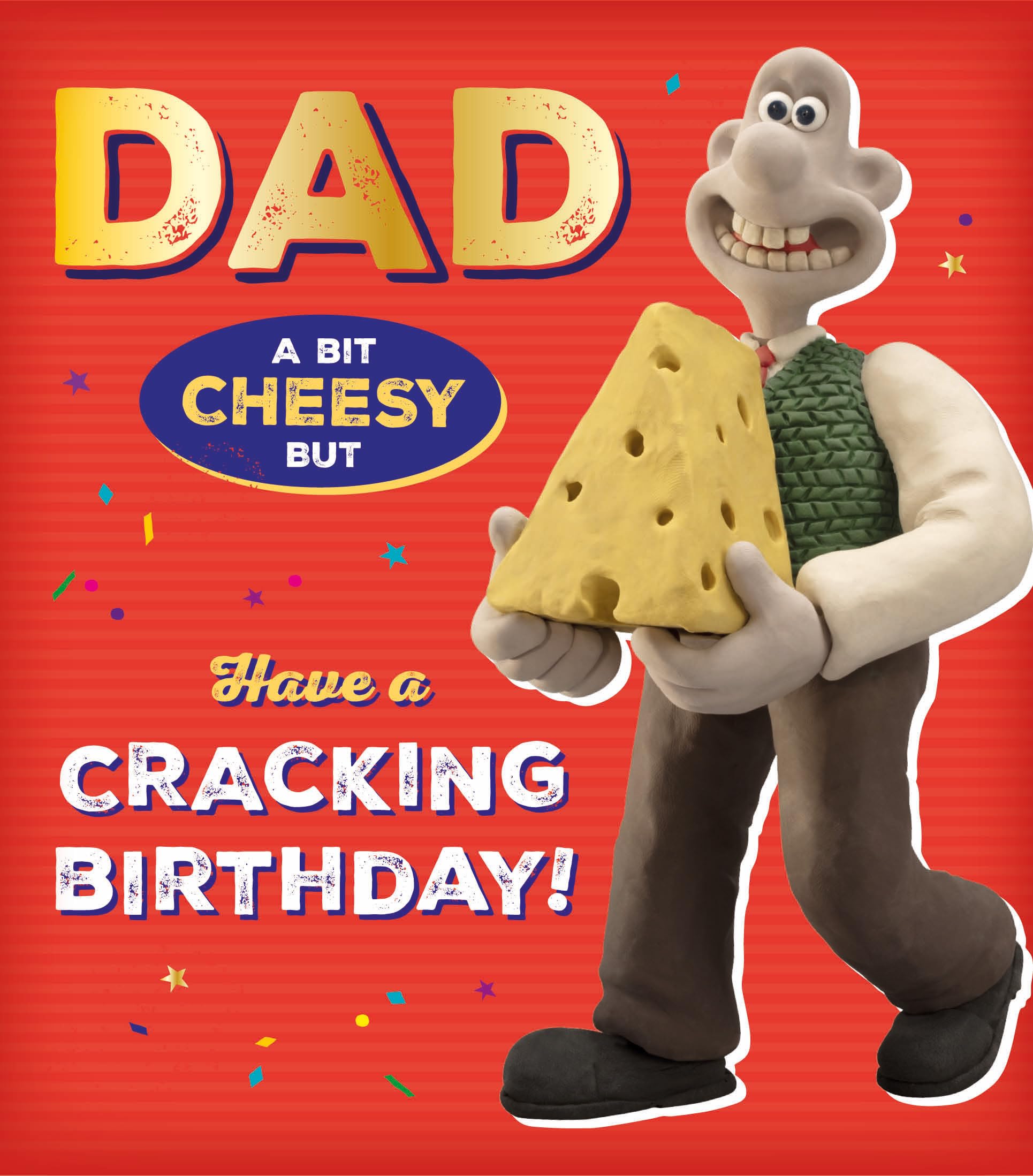 WALLACE & GROMIT DAD BIRTHDAY CARD