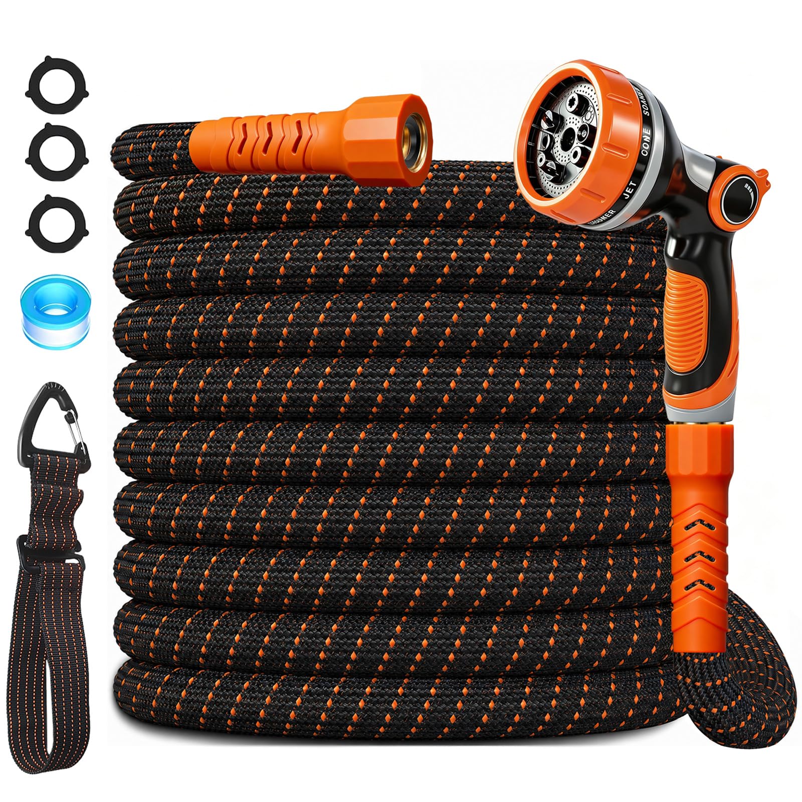 BYDA 50Ft Ultra Flexible Water Hose