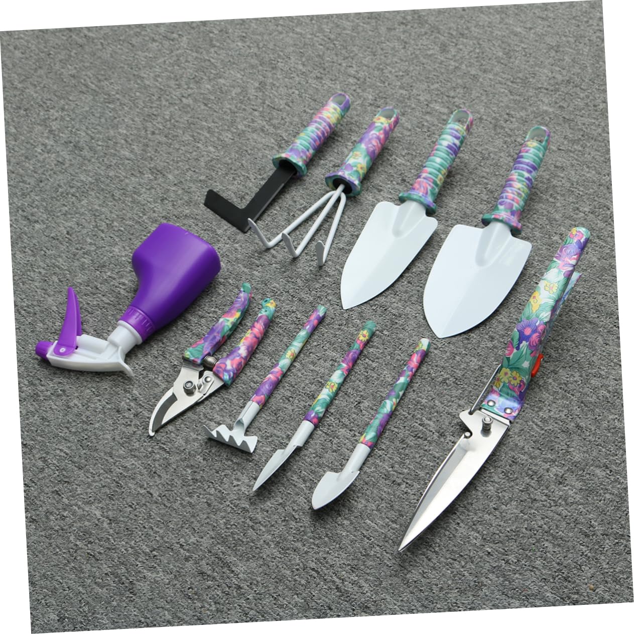 BESPORTBLE T Outil Ensemble De 10 Pièces Fournitures De Jardinage pour Femmes Impression D'Outils Outils De Jardinage pour Le Jardinage