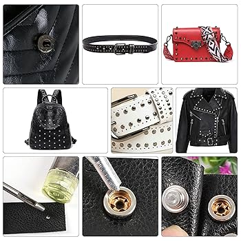 Amazon.com: Worldity 14Pcs Rivet Setter, Leather Die Punch
