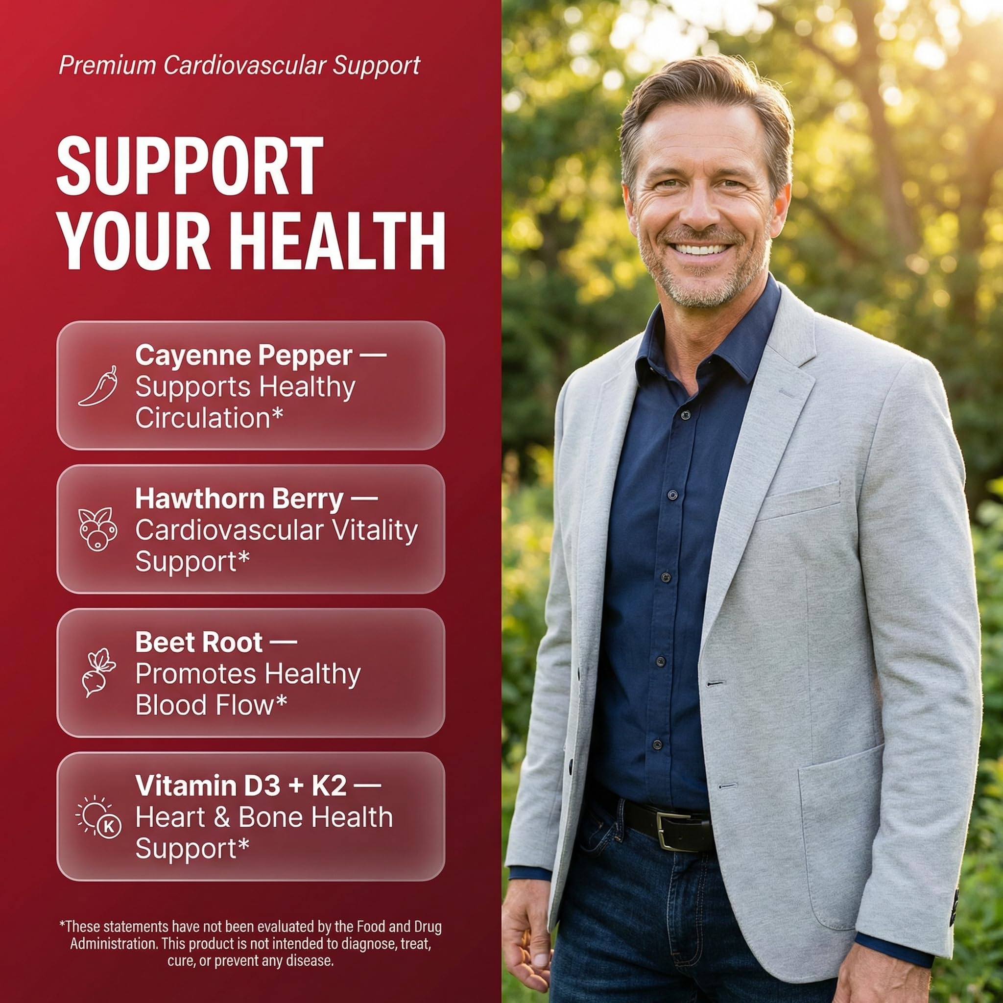 Clean Nutra Cayenne Pepper Drops Supplement Liquid + Hawthorn Berry, Vitamin D3 K2 Beet Root Powder, Ceylon Cinnamon, Turmeric Curcumin, Organic Panax Ginseng, Berberine Extract 1 Pack - 2