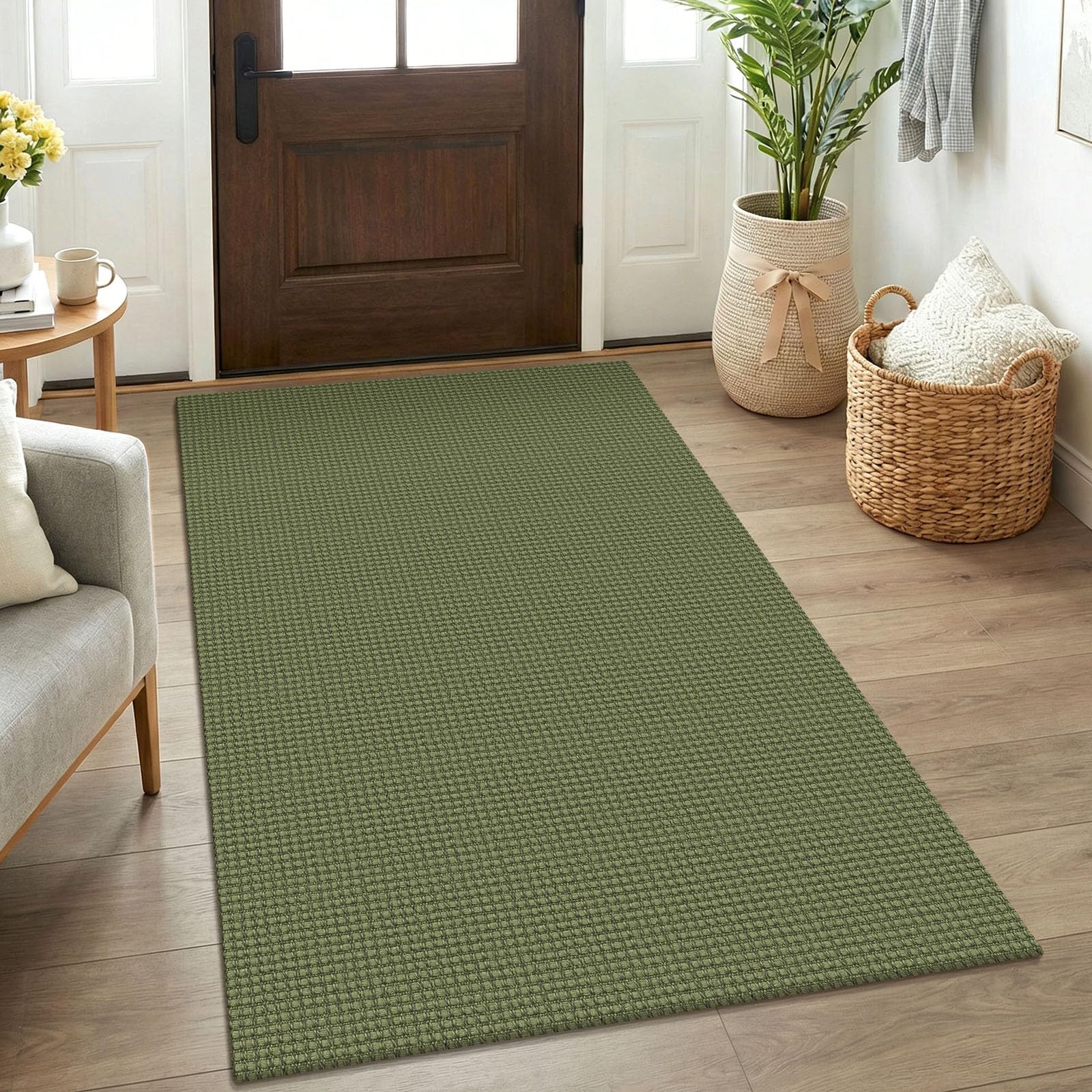 Amazon.com: KOZYFLY Rugs for Entryway 3x5 ft Washable Area Rug Non