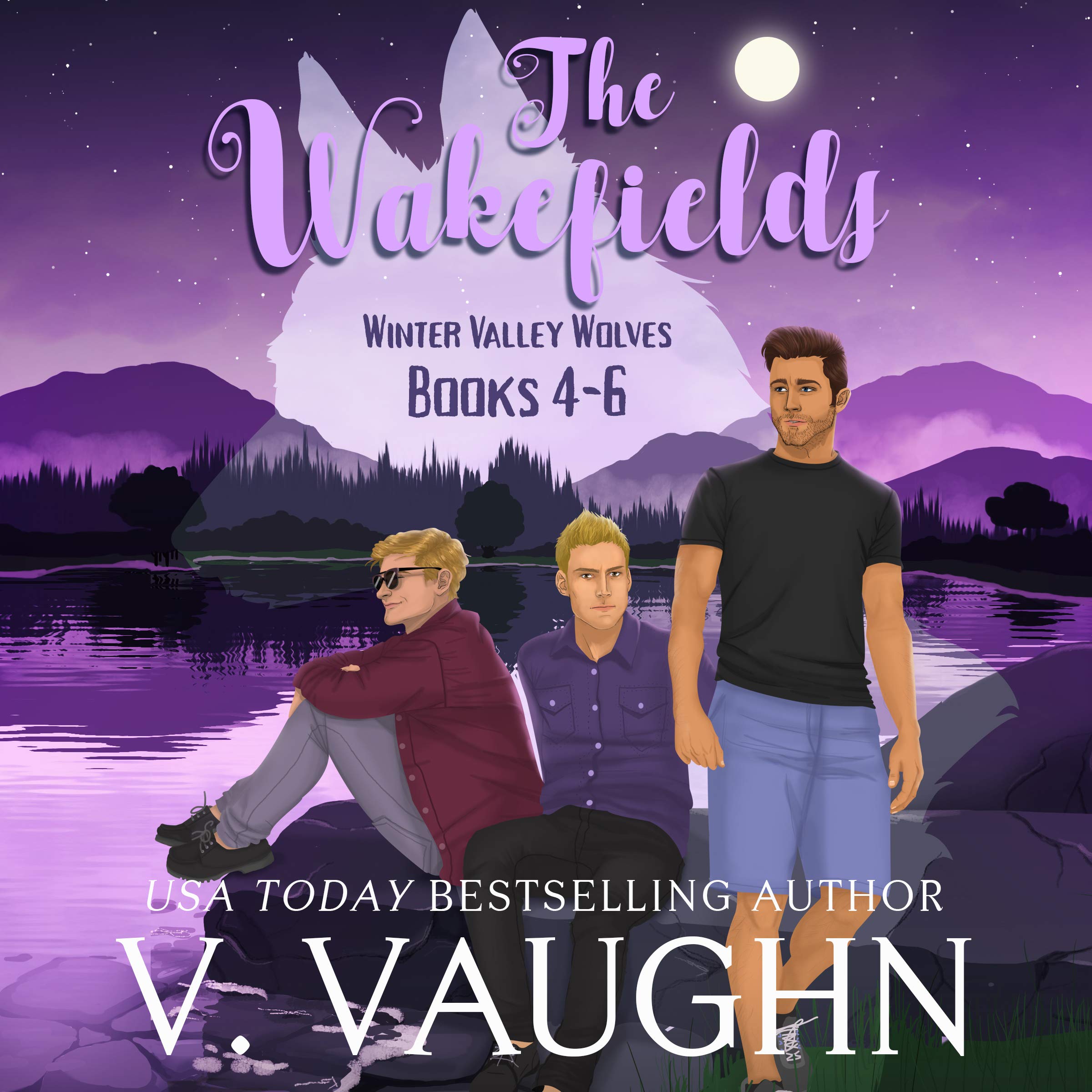 Cover art for The Wakefields: Winter Valley Wolves, Book 4-6