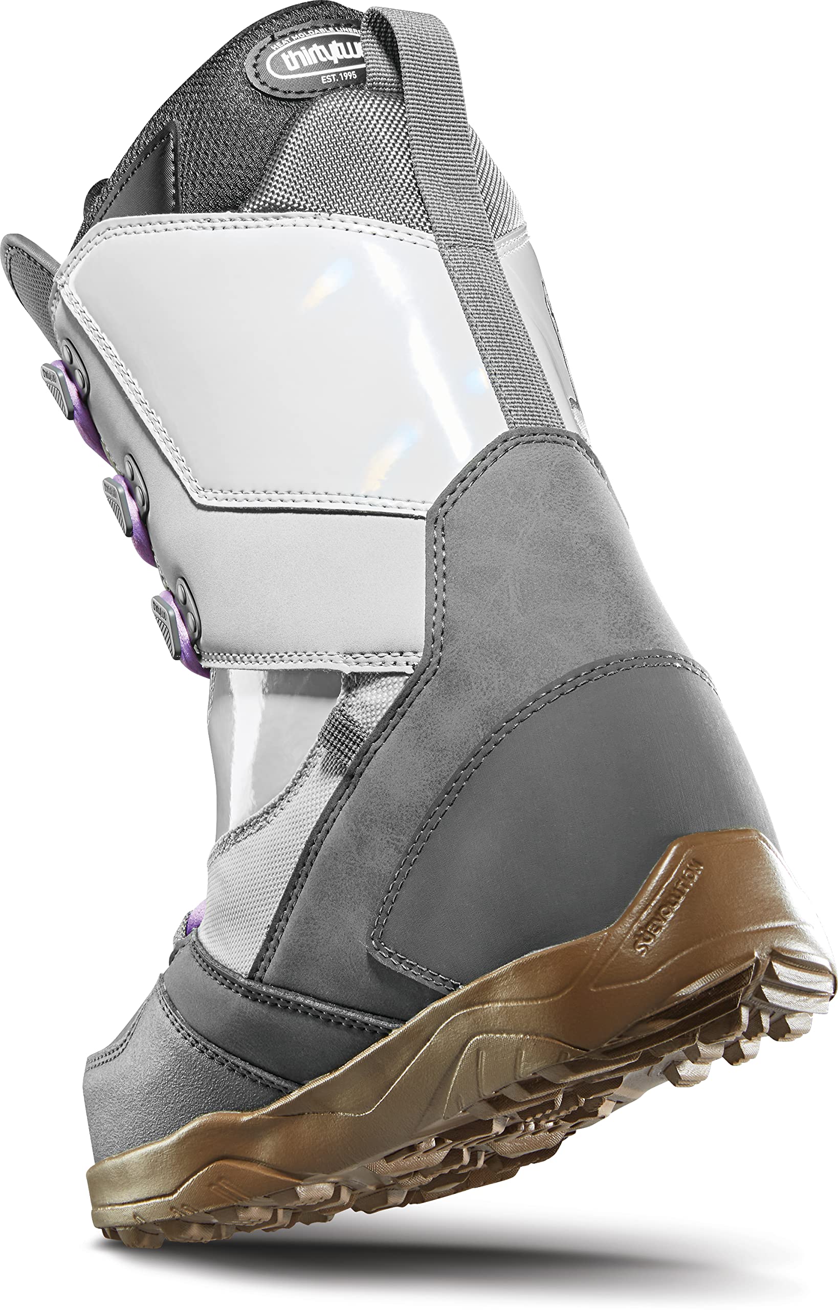 Thirtytwo Mens Light Snowboard Boot - 2023/2024 Grey/Gum (Santa Cruz) | Size 10