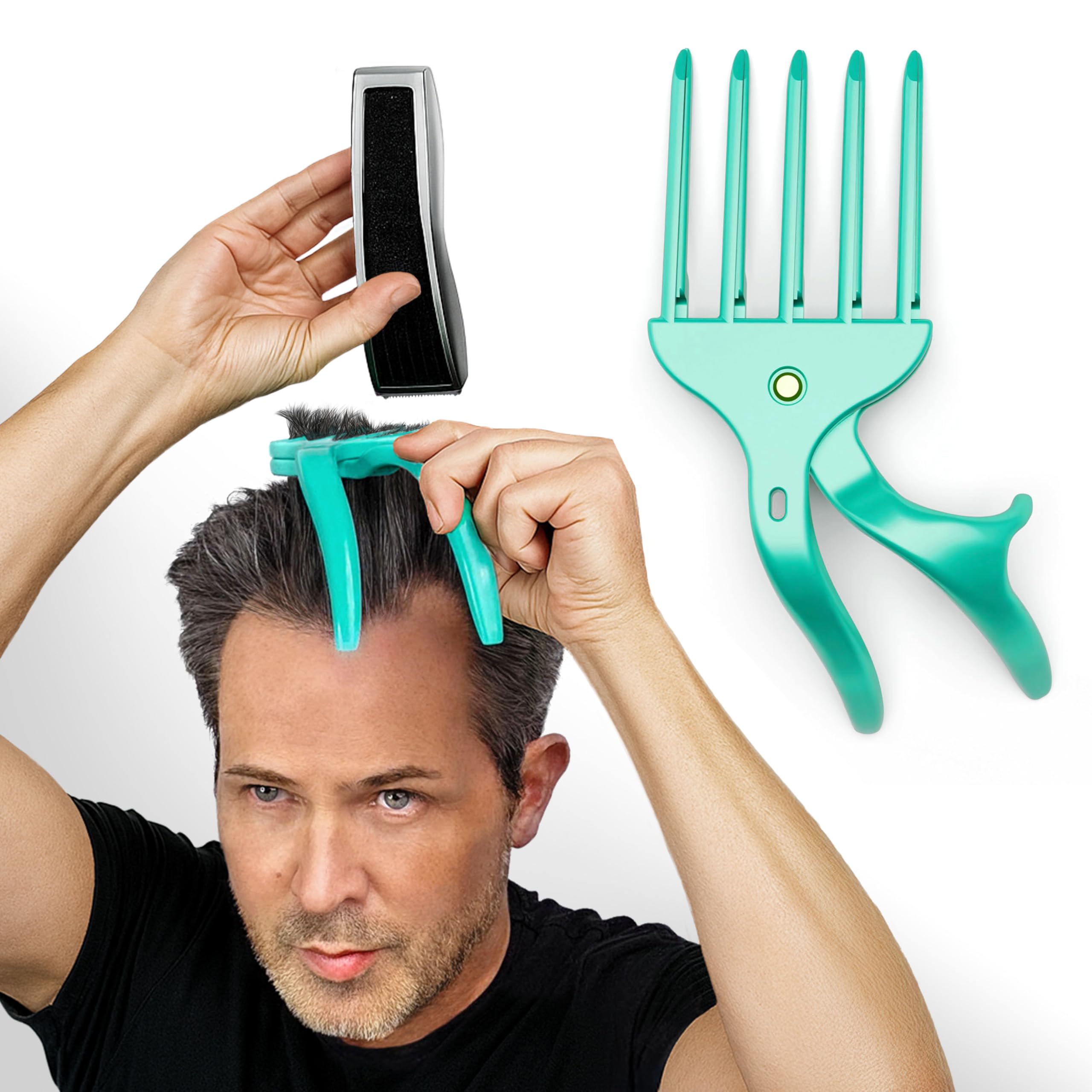 Cut and Trim Your Own and Other's Hair at Home with Ease Using Grip and Trim. Use with Your Hair Clippers Men, Hair Cutter Kit, Self Haircutting, DIY Haircutting.