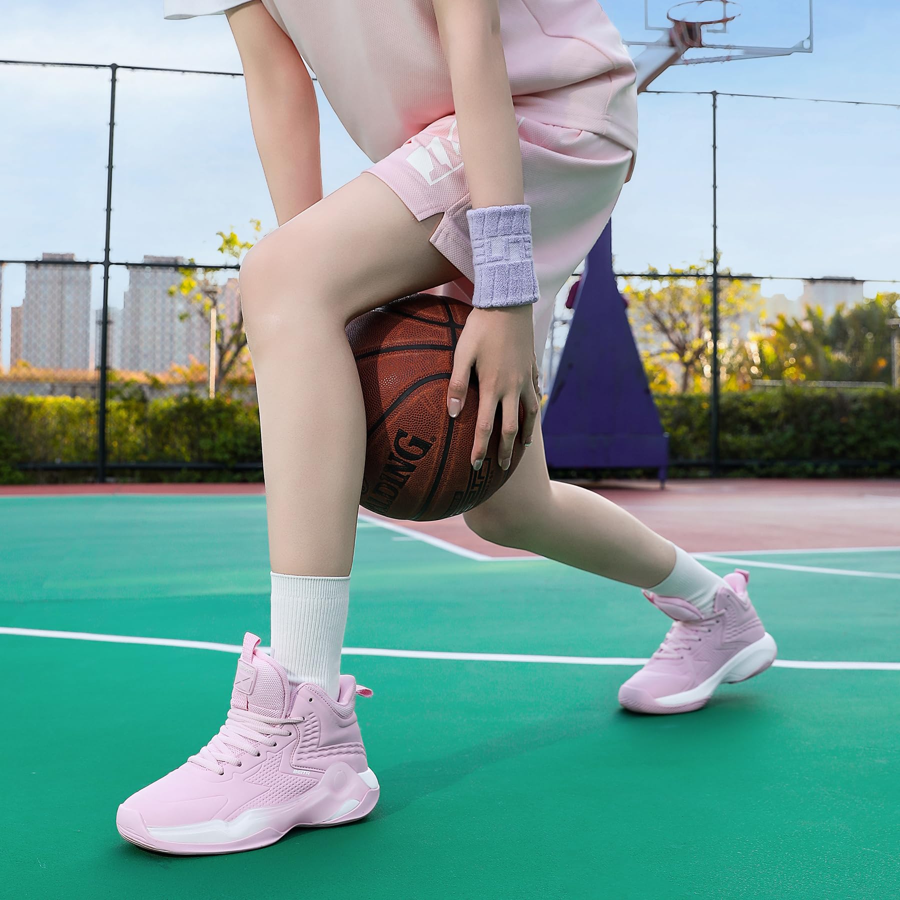 Beita Basketball Shoes for Women High Upper Volleyball Fashion... - Produktbild 7