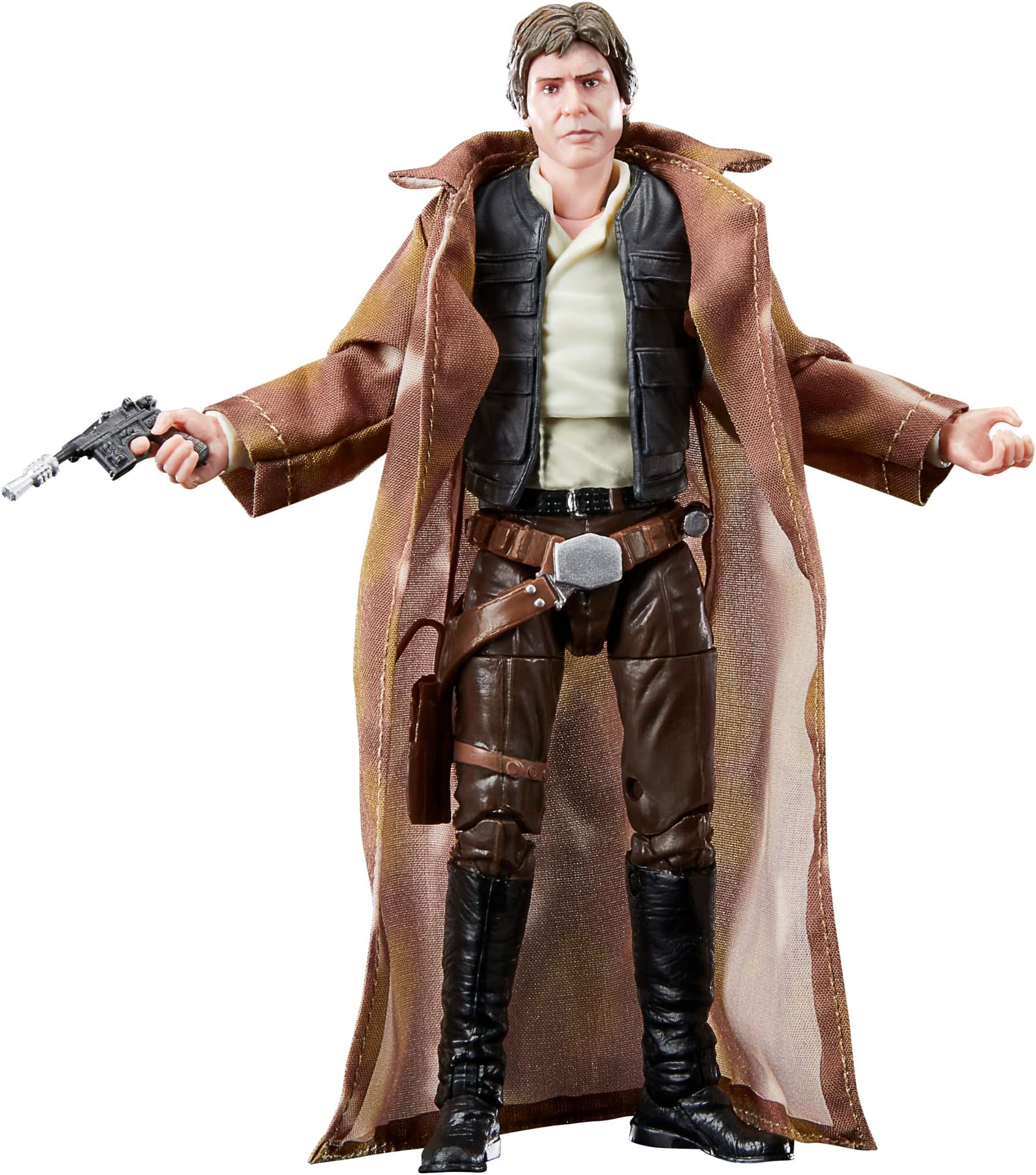 Star Wars Hasbro Wars The Black Series Han Solo, Wars: Return of Jedi 6-Inch Action Figures, F7072, Multicolor