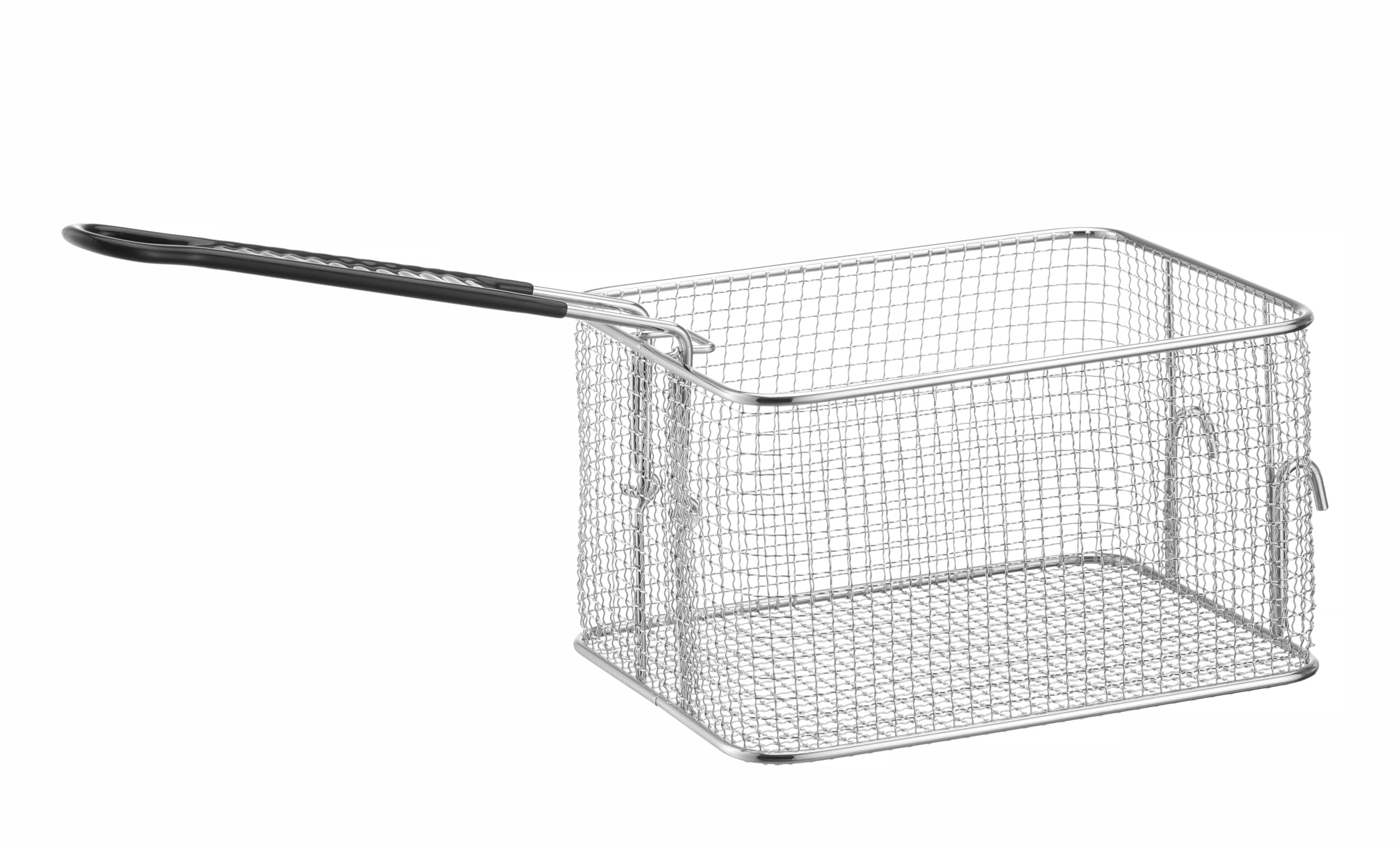 HENDI Cesta para Freír, compatible con freidoras HENDI 205822 y 205839, 8L, malla fina, 238x190x(H)140mm, acero inoxidable