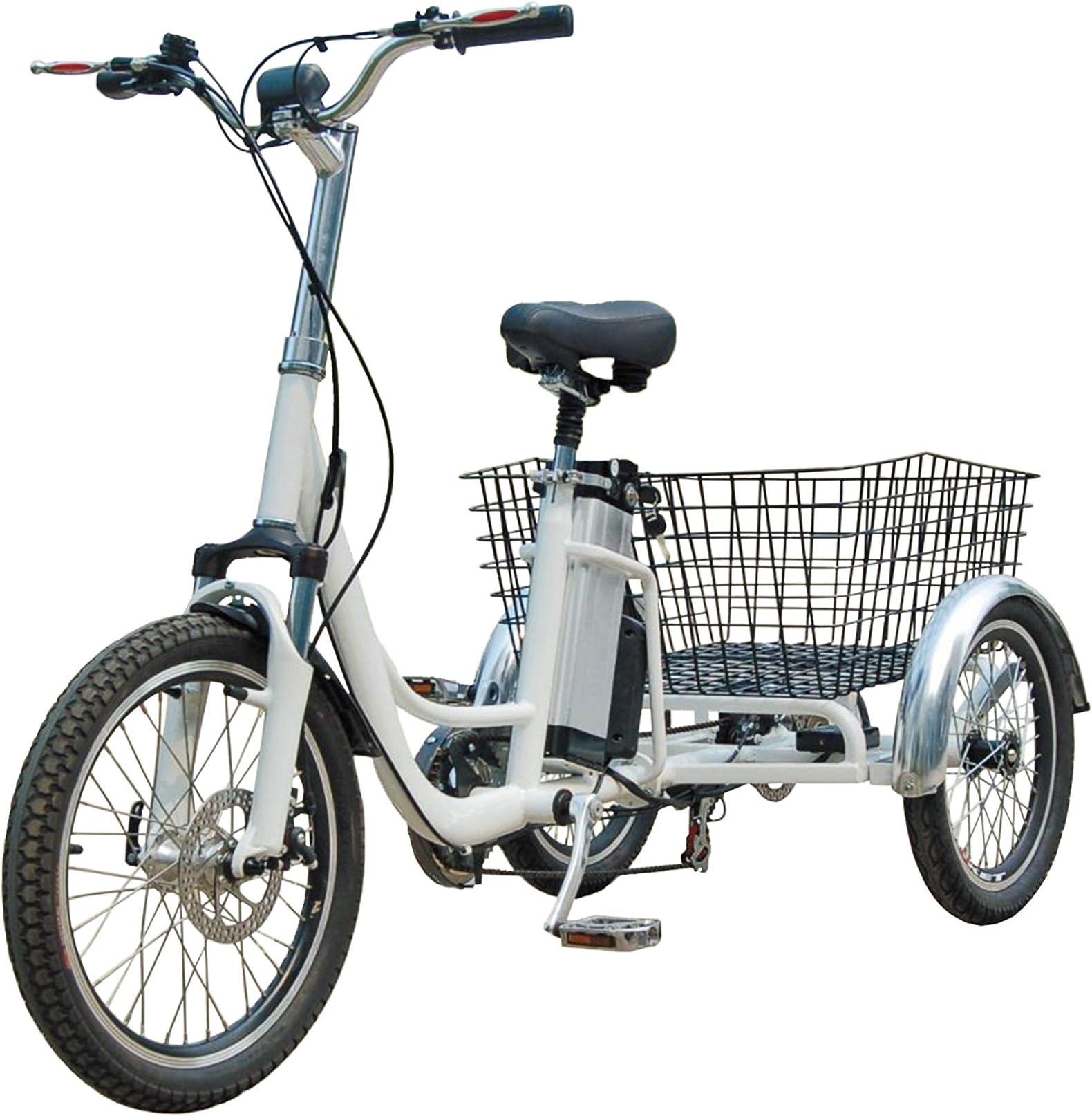 RMB EV Libert-e Adult Electric Pedal Trike/Tricycle with Dual Rear Wheel Power