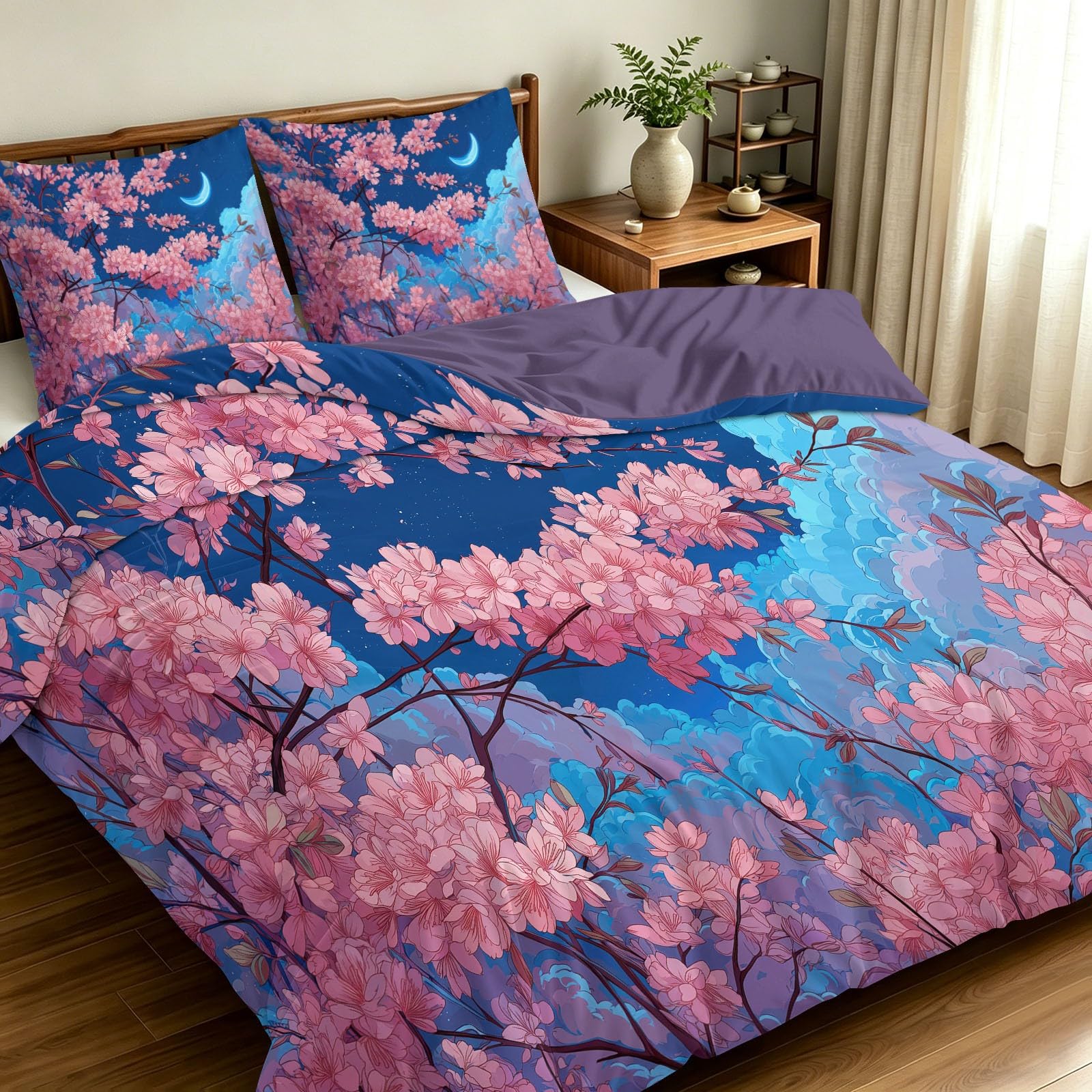 Housse de couette 200x200 fille garçon parure de lit hypoallergénique