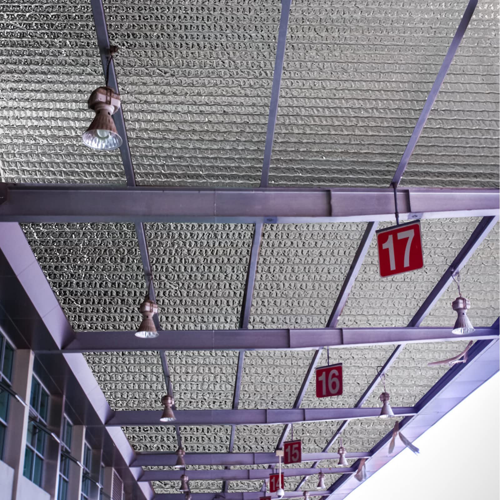 LZQ - Película aislante aislante de aluminio para radiadores (3-4 mm, para aislamiento de techos, suelos, paredes 1 × 30 m), color plateado