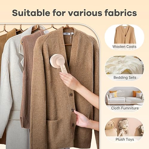 Miniatura 7 de bubbacare Afeitadora de tela, removedor de pelusas, afeitadora eléctrica de pelusa con 3 engranajes y 6 cuchillas, desfuzzer recargable por USB,