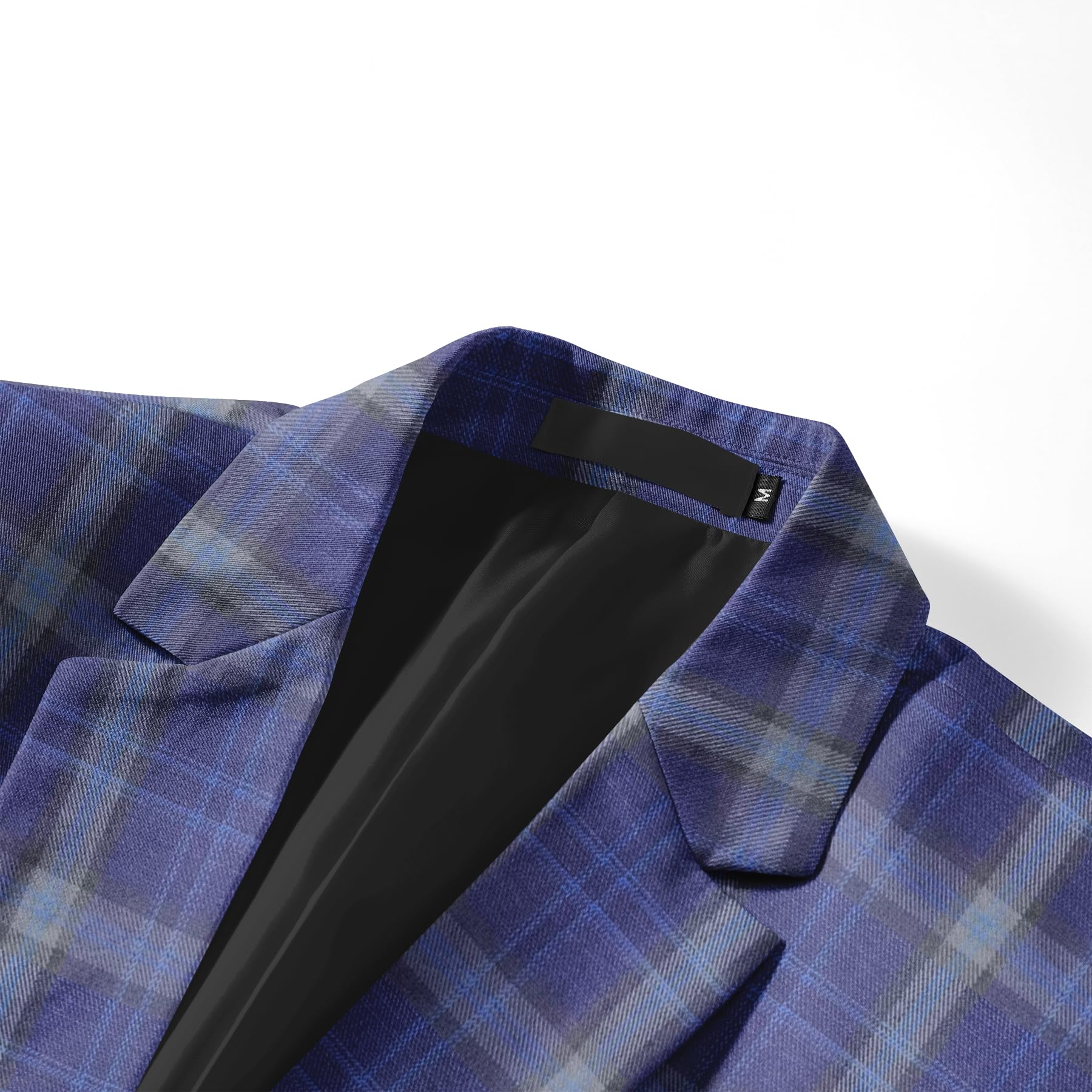 Allthemen Męska marynarka w kratkę, krój slim fit, elegancka marynarka, nowoczesny krój, na wesele