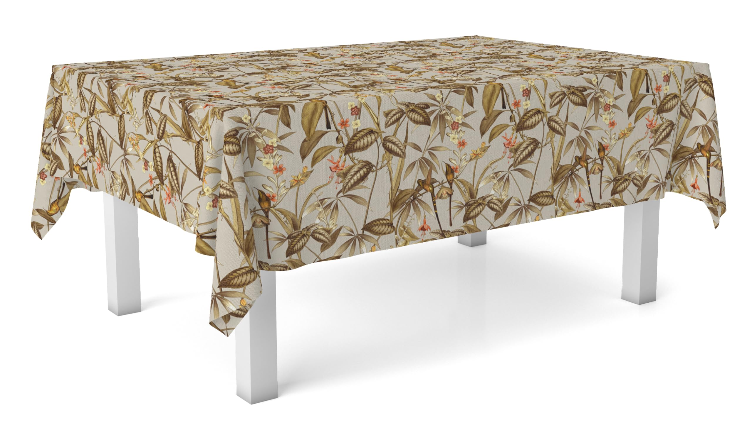 Amazon Brown Oilcloth Tablecloth 140 x 140 cm