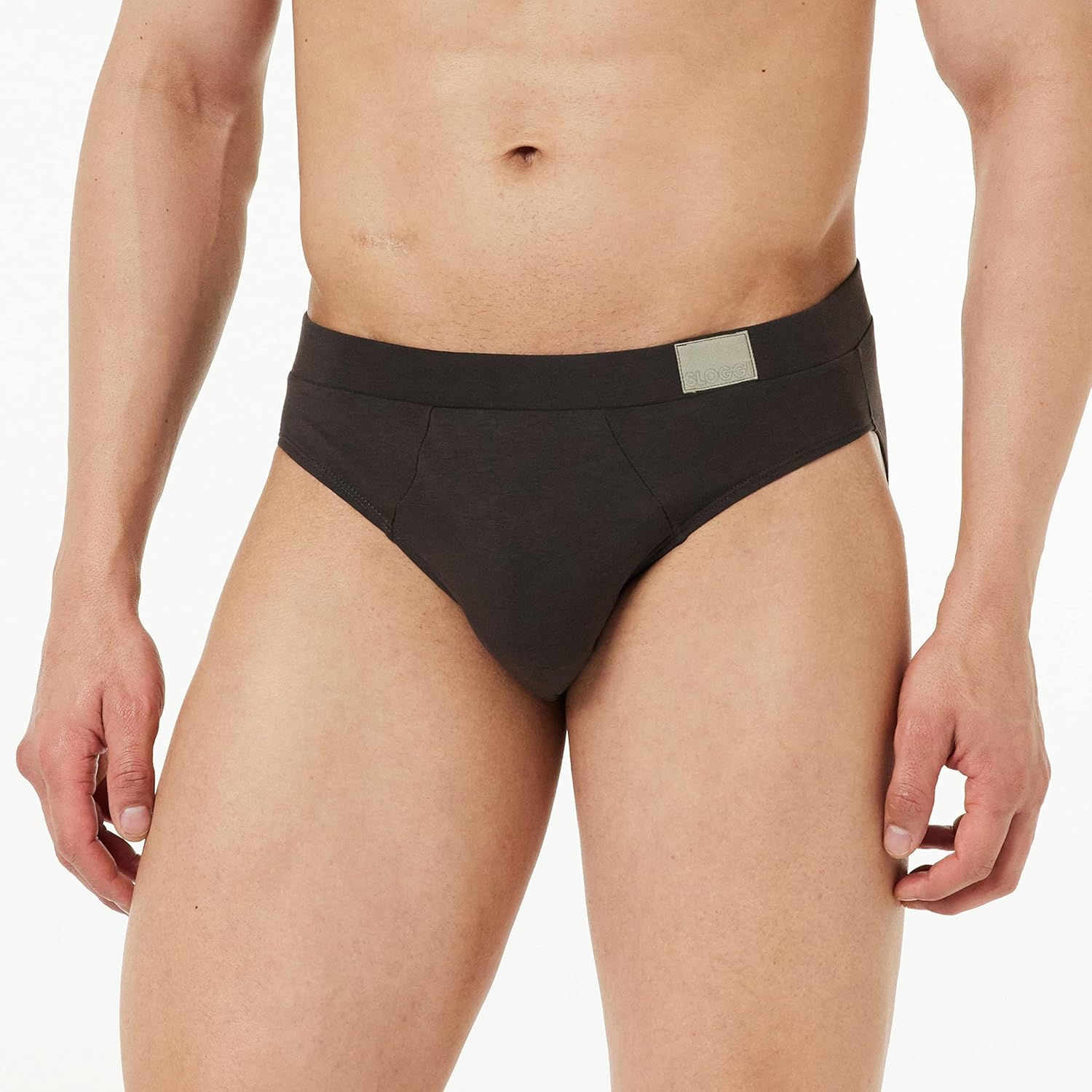 Sloggi Men Go Natural Brief C4P, Slip Uomo S Brown - Dark Combination - Immagine 2