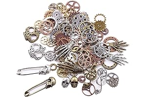 BIHRTC Steampunk Accessories Set: Create Unique Jewelry and Crafts